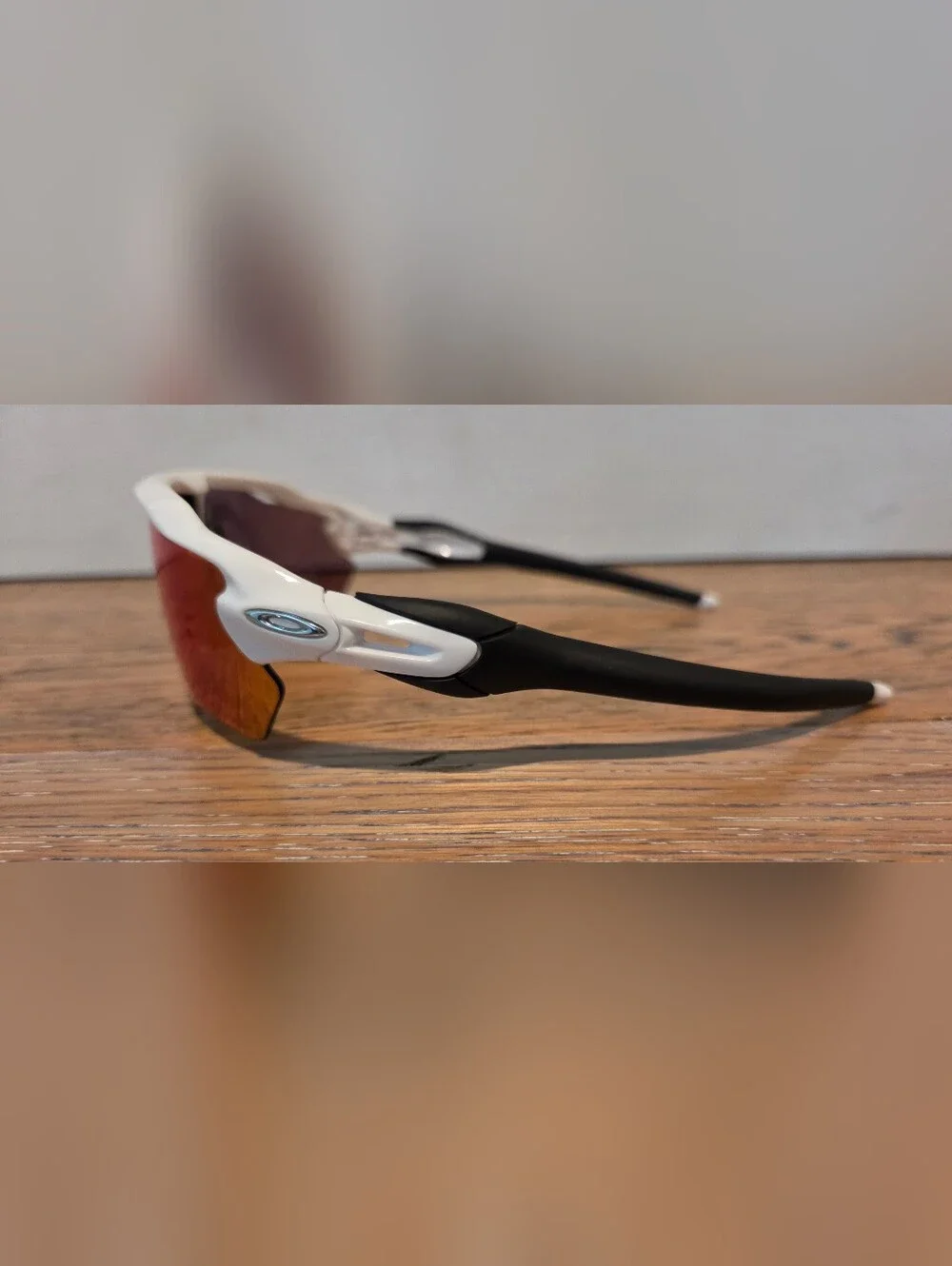 Oakley - Radar EV S Path - Size: Youth (128mm) - Prizm Red Field Lenses - White
